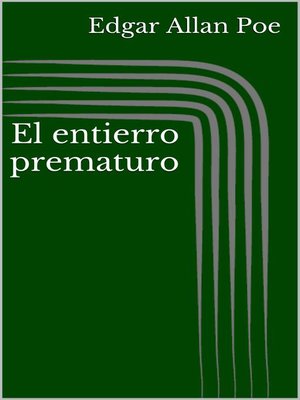 cover image of El entierro prematuro
